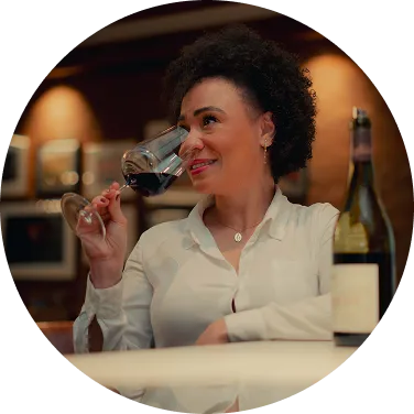 Amante de vinho francês